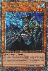 Atlantean Marksman - RA04-EN009 - (Quarter Century Secret Rare) - 1st Edition